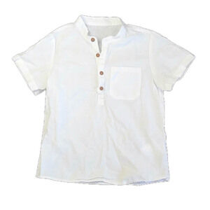 Unknown Brand Girls White Blouse size: 8 Years